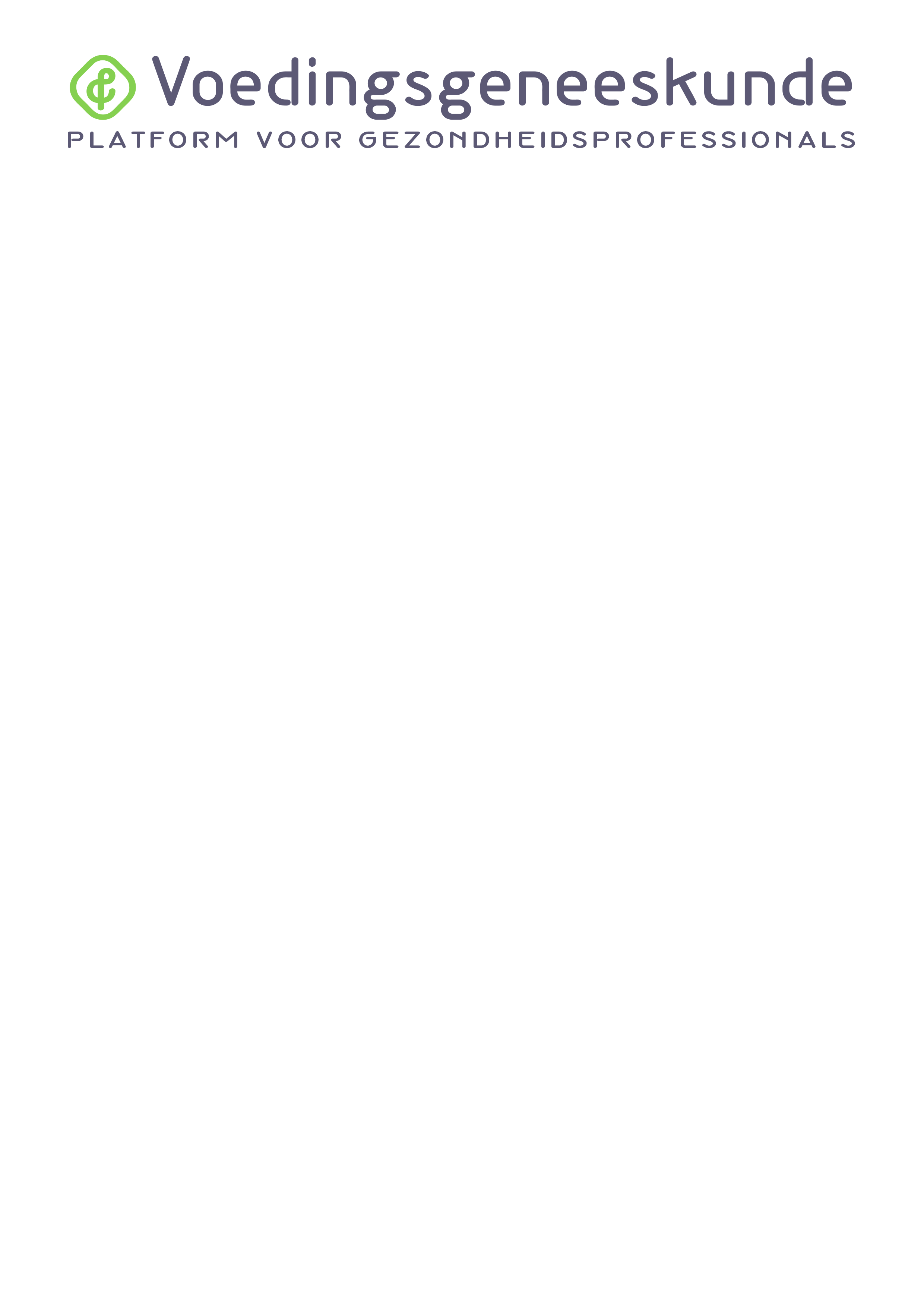 Editie Voedingsgeneeskunde