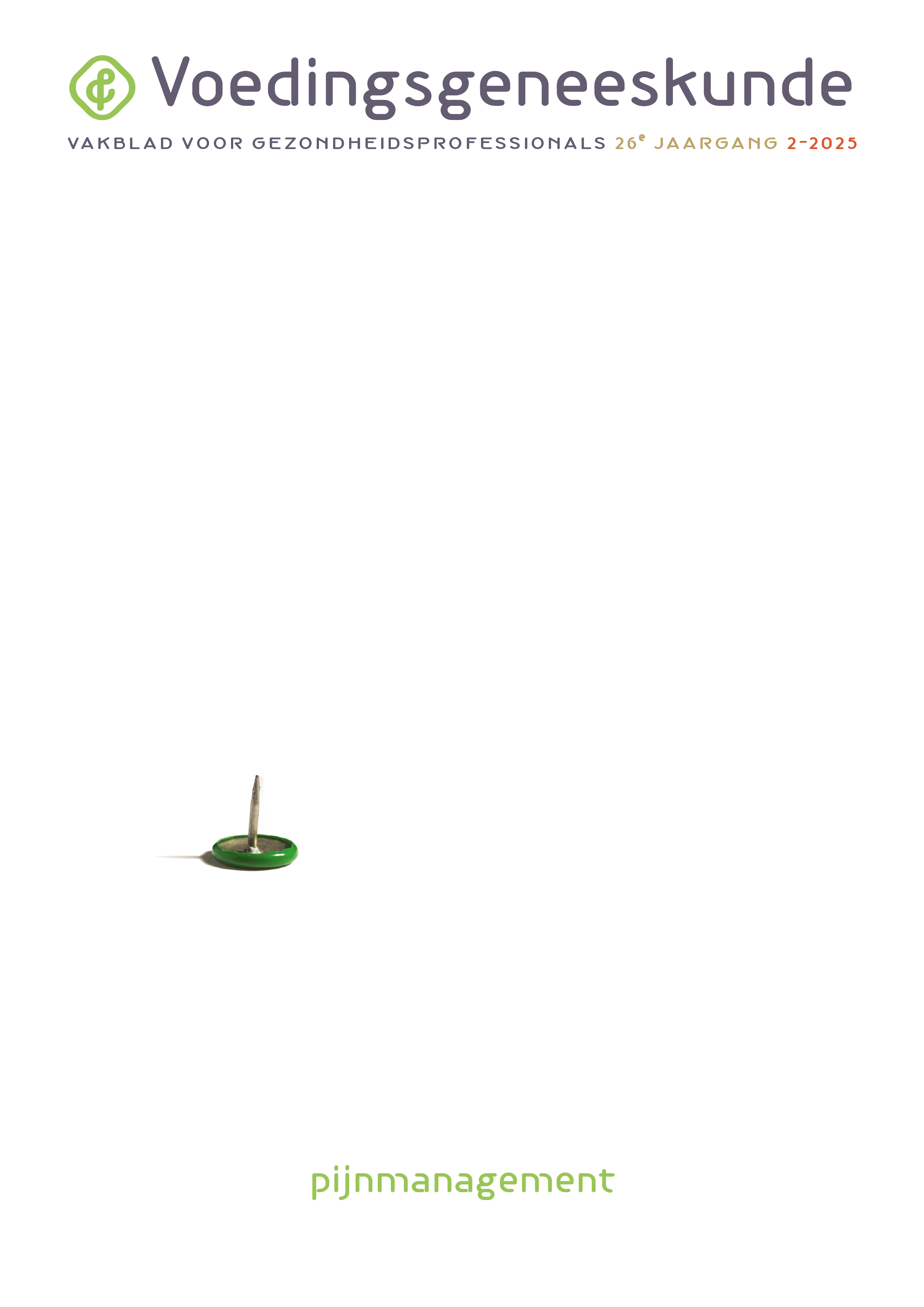 Voedingsgeneeskunde (2025) jg. 26 nr. 2